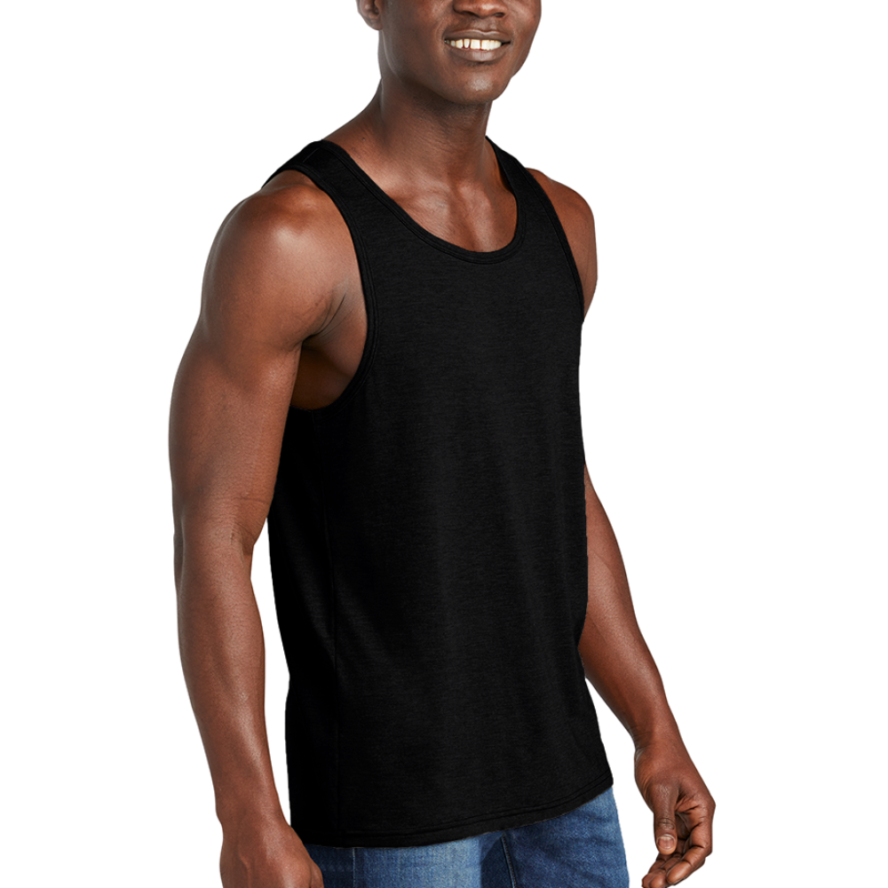 Customizable Unisex Tri-Blend Organic Tank Top ADD YOUR OWN PHOTO, IMAGES, DESIGNS, QUOTES AND MORE - black