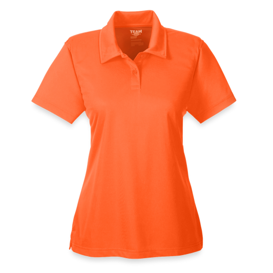 Customizable Ladies' Command Snag Protection Polo ADD YOUR OWN PHOTO, IMAGES, DESIGNS, QUOTES AND MORE - orange