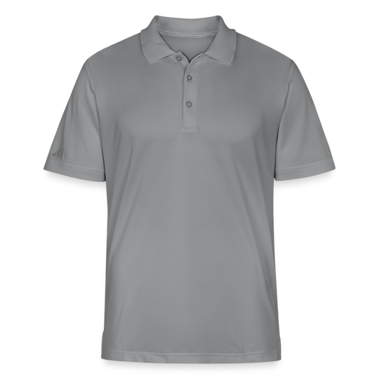 Customizable Adidas Performance Polo ADD YOUR OWN PHOTO, IMAGES, DESIGNS, QUOTES AND MORE - slate