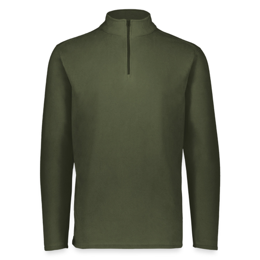 Customizable Augusta Sportswear Unisex Micro-Lite Fleece Quarter Zip ADD YOUR OWN PHOTO, IMAGES, DESIGNS, QUOTES AND MORE - olive