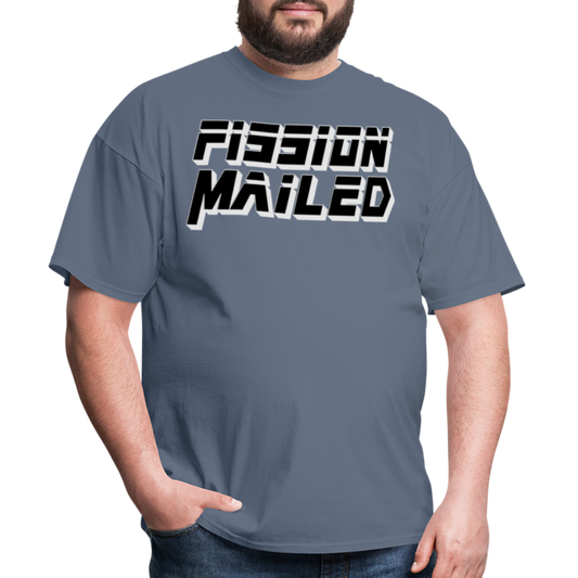 Fission Mailed Black & Gray Shadow Funny Videogame Quote & Meme Unisex Classic T-Shirt - denim