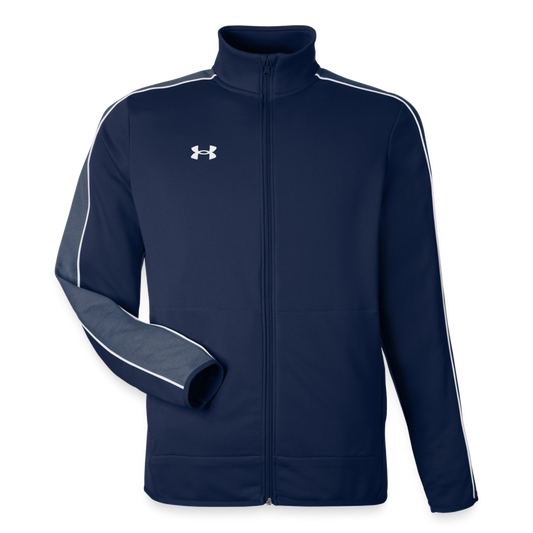 Customizable Under Armour Men's Command Full Zip 2.0 ADD YOUR OWN PHOTO, IMAGES, DESIGNS, QUOTES AND MORE - navy/white