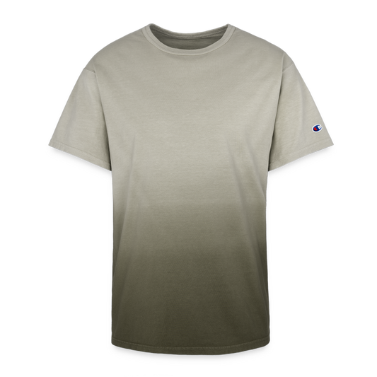 Customizable Champion Dip Dye T-shirt ADD YOUR OWN PHOTO, IMAGES, DESIGNS, QUOTES AND MORE - army ombre
