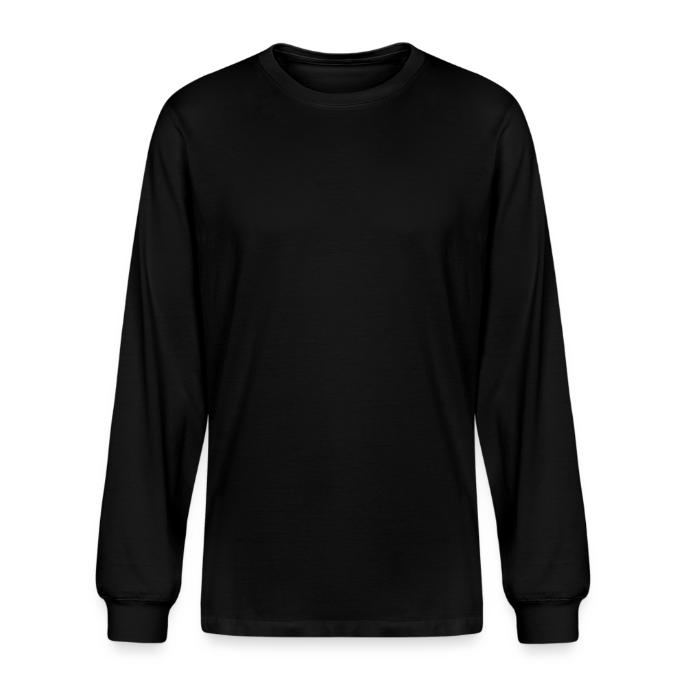 Customizable Unisex Organic Long Sleeve T-Shirt ADD YOUR OWN PHOTO, IMAGES, DESIGNS, QUOTES AND MORE - black