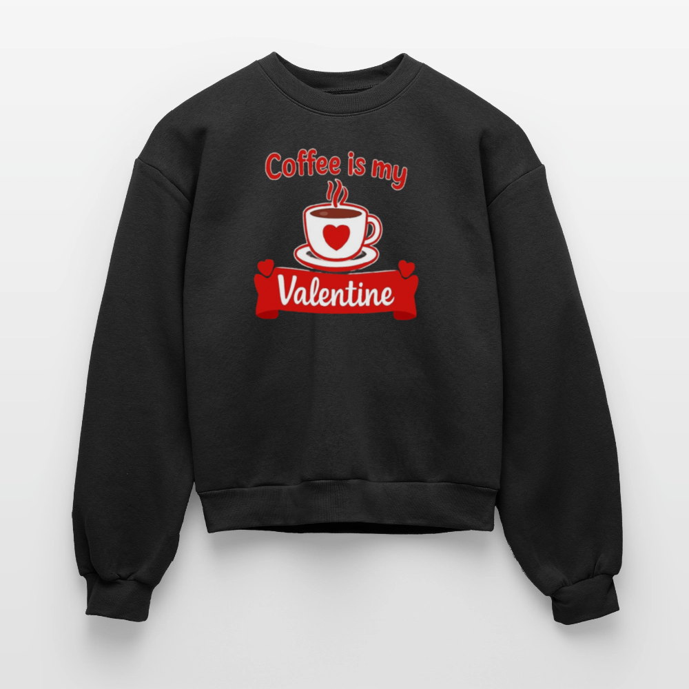 Women's Fleece Crewneck Sweatshirt - black