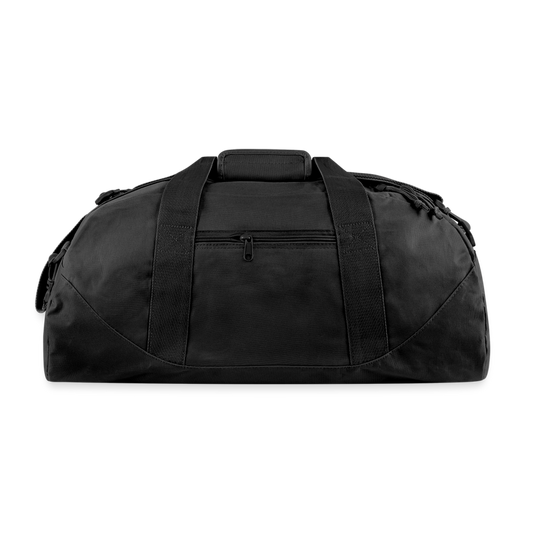 Customizable Duffel Bag ADD YOUR OWN PHOTO, IMAGES, DESIGNS, QUOTES AND MORE - black