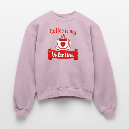 Women's Fleece Crewneck Sweatshirt - blush pink