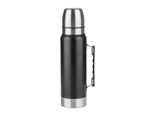 33.8 fl oz Insulated Stainless Steel Bottle Vacuum Flask with 2 Drinking Cups