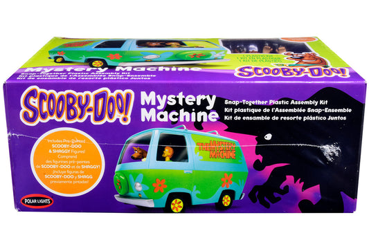 Skill 1 Snap Model Kit The Mystery Machine with Two Figurines (Scooby-Doo and Shaggy) 1/25 Scale Model by Polar Lights