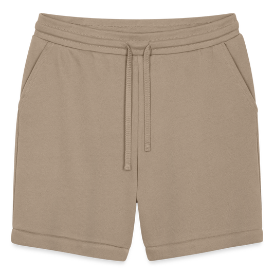 Customizable Bella + Canvas Unisex Shorts add your own photos, images, designs, quotes, texts and more - tan