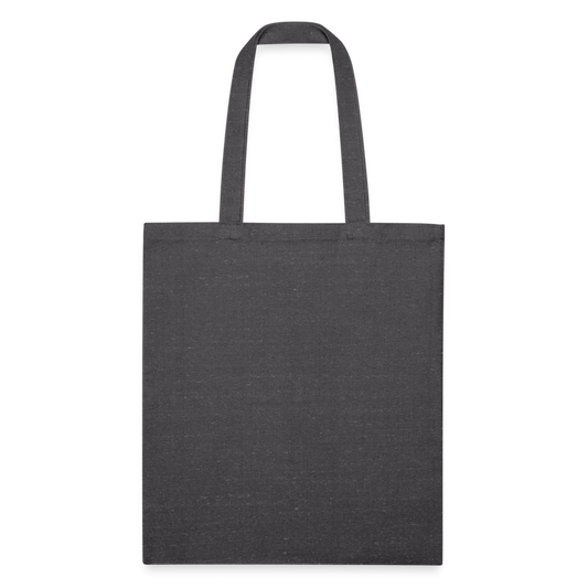 Customizable Recycled Tote Bag add your own photos, images, designs, quotes, texts and more - charcoal grey
