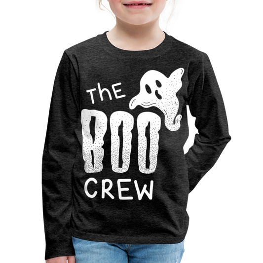 The Boo Crew Kids' Premium Long Sleeve T-Shirt - charcoal grey