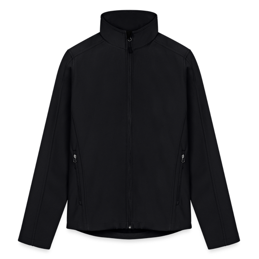 Customizable Men’s Soft Shell Jacket ADD YOUR OWN PHOTO, IMAGES, DESIGNS, QUOTES AND MORE - black