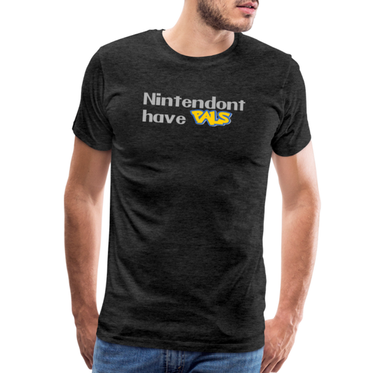 Nintendont have Pals funny Videogame Gift Men's Premium T-Shirt - charcoal grey