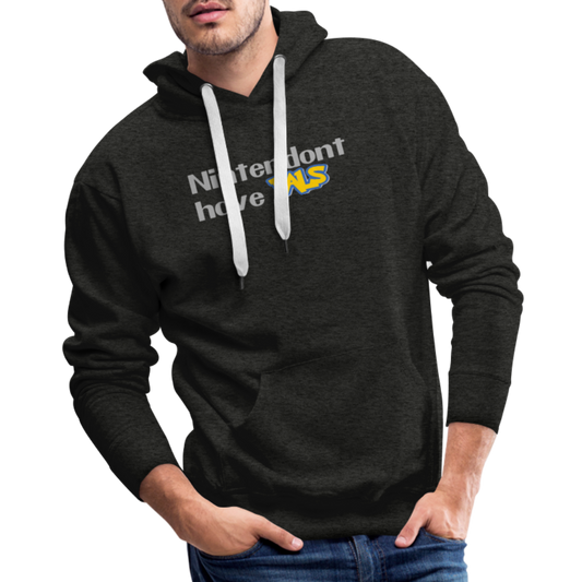 Nintendont have Pals funny Videogame Gift Men’s Premium Hoodie - charcoal grey