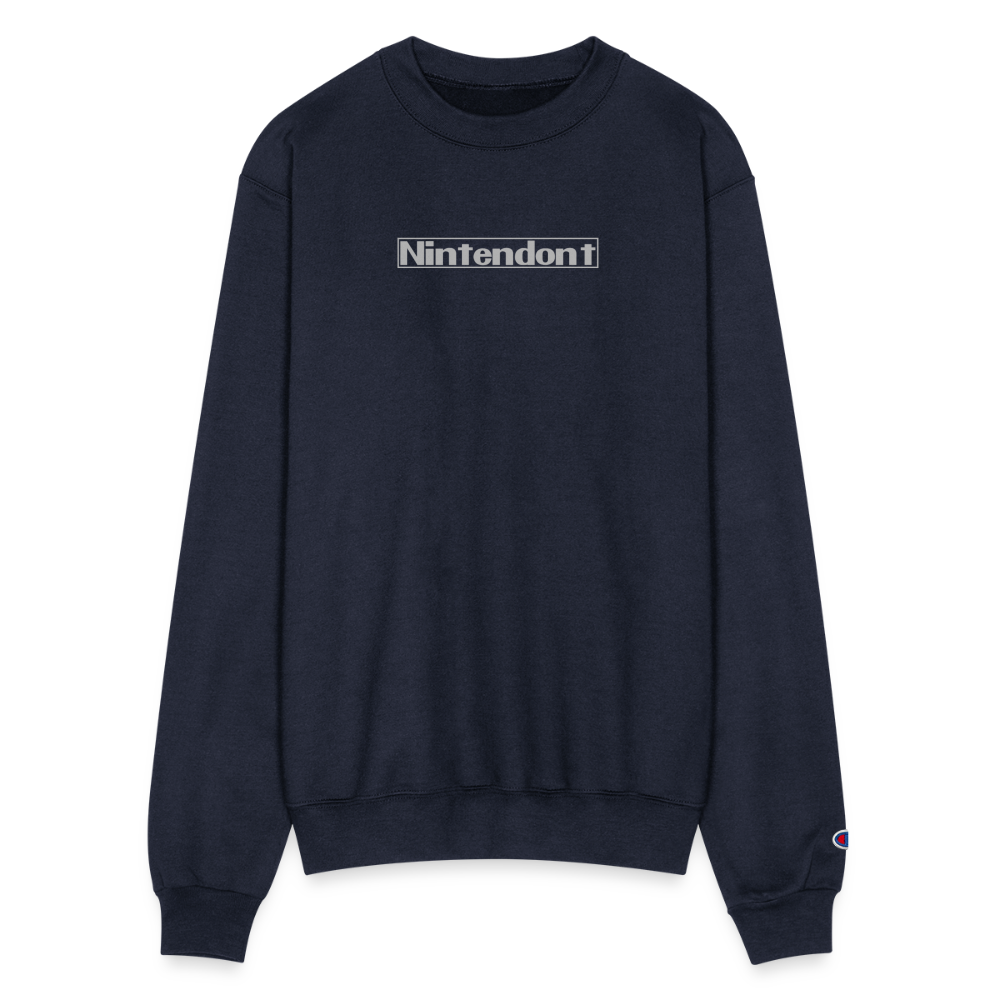 Nintendont funny parody Videogame Gift for Gamers Champion Unisex Powerblend Sweatshirt - navy
