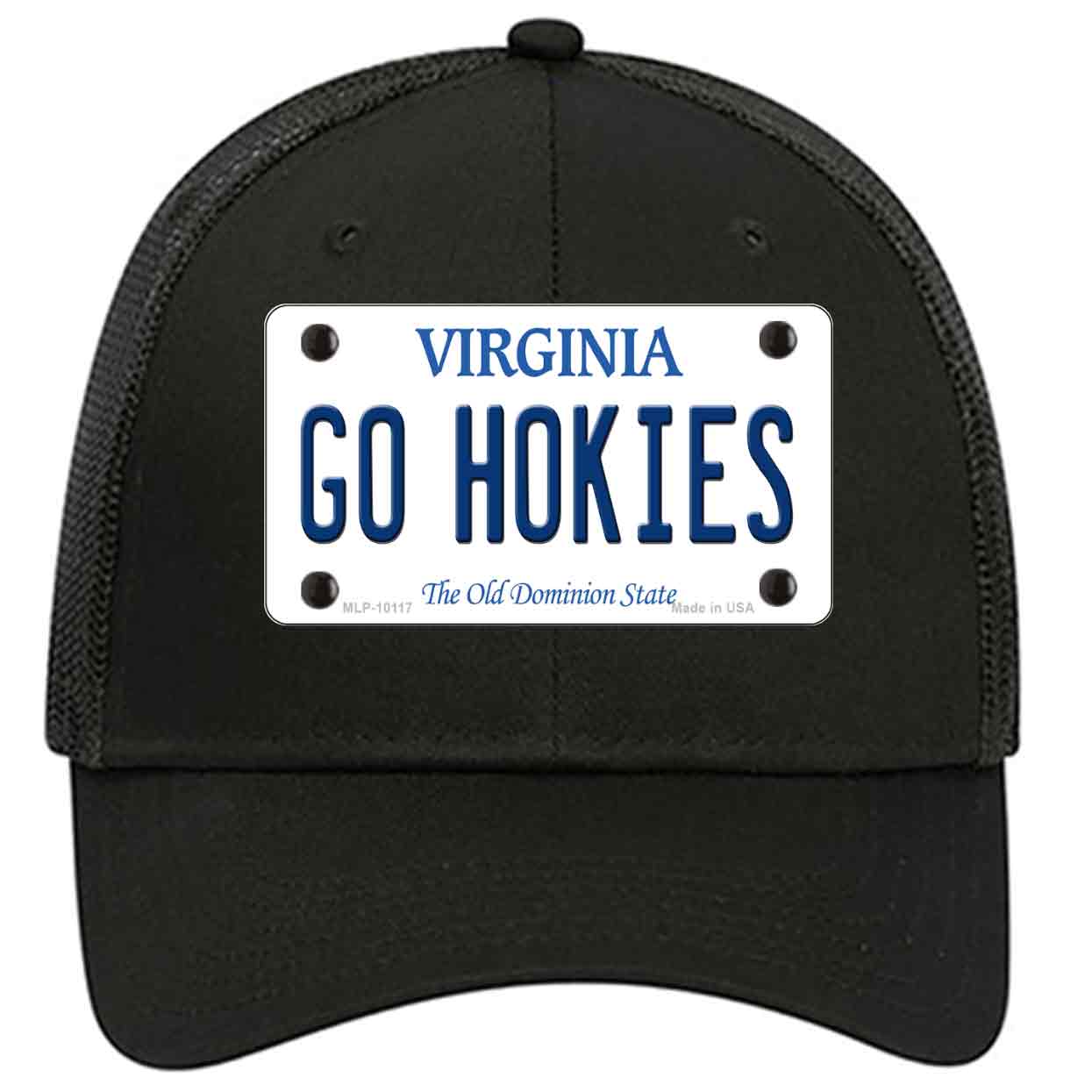 Go Hokies Virginia Novelty Black Mesh License Plate Hat