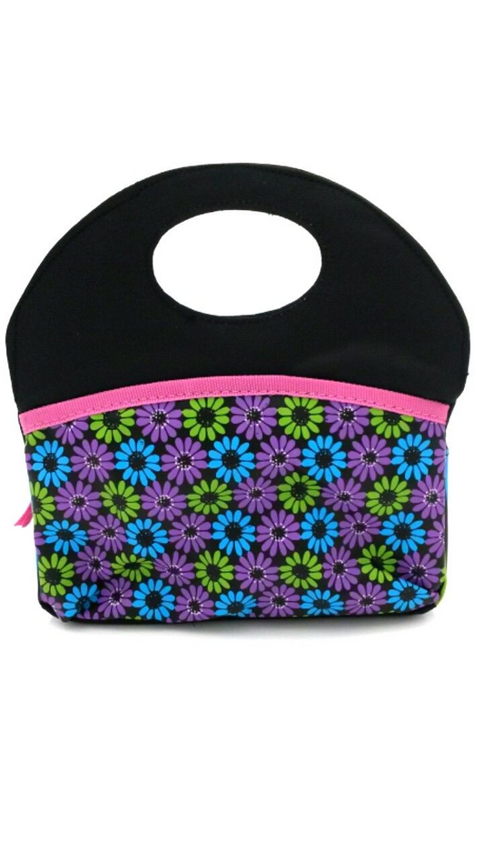 Insulated Lunch Bag Cooler with Front Velcro Pocket and Purse Design. Pretty and Nice!