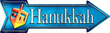 Hanukkah Novelty Metal Arrow Sign A-353