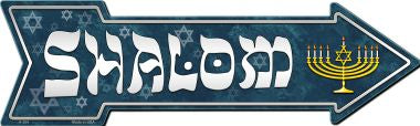Shalom Novelty Metal Arrow Sign A-354