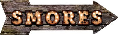 Smores Bulb Letters Novelty Arrow Sign