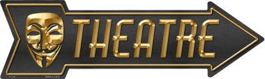 Theatre Novelty Metal Arrow Sign