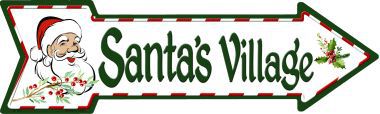 Santas Village Novelty Metal Arrow Sign