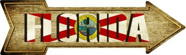 Florida Novelty Metal Arrow Sign