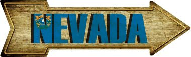 Nevada Novelty Metal Arrow Sign