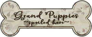Grand Puppies Novelty Bone Magnet B-002