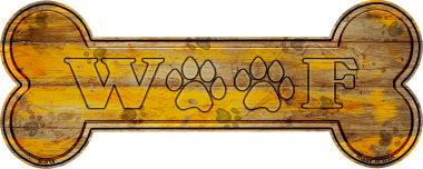 Woof Novelty Bone Magnet