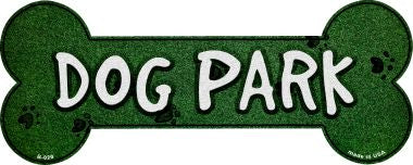 Dog Park Novelty Bone Magnet