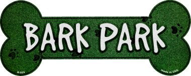 Bark Park Novelty Bone Magnet