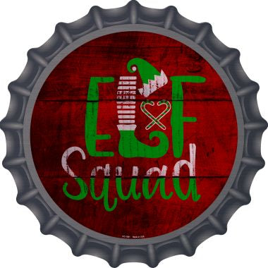 Elf Squad Novelty Metal Bottle Cap 12 Inch sign