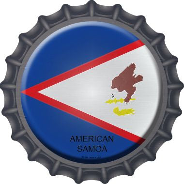 American Samoa Novelty Metal Bottle Cap BC-186