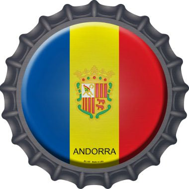 Andorra Novelty Metal Bottle Cap BC-187