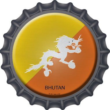 Bhutan Novelty Metal Bottle Cap BC-209