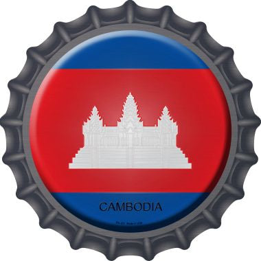 Cambodia Novelty Metal Bottle Cap BC-221
