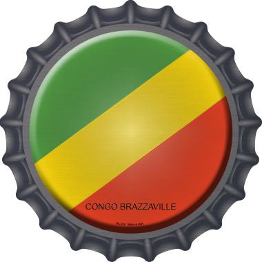 Congo Brazzaville Novelty Metal Bottle Cap BC-239