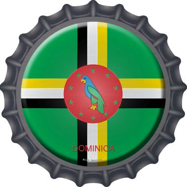 Dominica Novelty Metal Bottle Cap BC-254