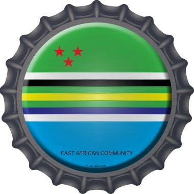 East African Community Novelty Metal Bottle Cap BC-256