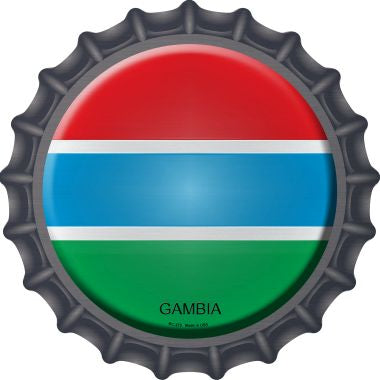 Gambia Novelty Metal Bottle Cap BC-275