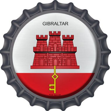 Gibraltar Novelty Metal Bottle Cap BC-280