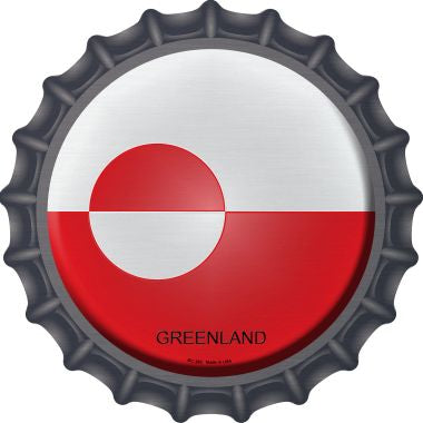 Greenland Novelty Metal Bottle Cap BC-282