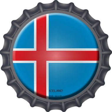 Iceland Novelty Metal Bottle Cap BC-296