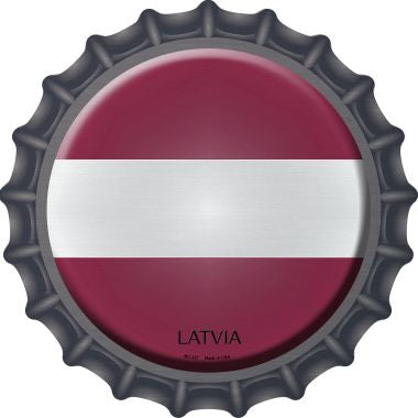 Latvia Novelty Metal Bottle Cap BC-327