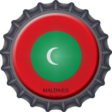Maldives Novelty Metal Bottle Cap BC-342