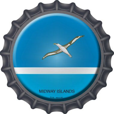 Midway Islands Novelty Metal Bottle Cap BC-353