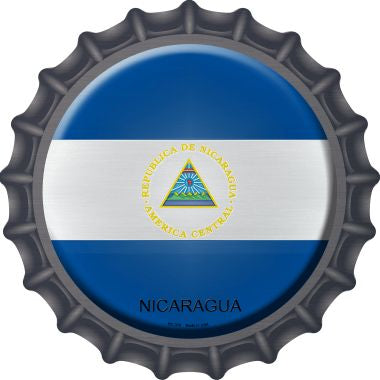 Nicaragua Novelty Metal Bottle Cap BC-370