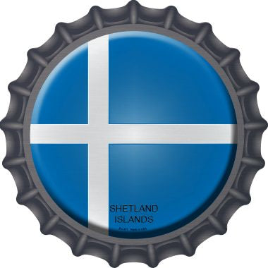 Shetland Islands Novelty Metal Bottle Cap BC-411